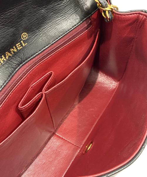 CHANEL（シャネル）CHANEL (シャネル) フルフラップ マトラッセ ターンロック ショルダーバッグ/Full Flap Matelassé Turn-Lock Chain Shoulder Bag ブラック サイズ:23の古着・服飾アイテム