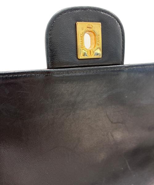 CHANEL（シャネル）CHANEL (シャネル) マトラッセターンロックチェーンショルダーバッグ/Matelassé Turn-Lock Chain Shoulder Bag ブラック サイズ:27の古着・服飾アイテム