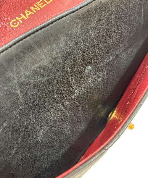 CHANEL（シャネル）CHANEL (シャネル) マトラッセターンロックチェーンショルダーバッグ/Matelassé Turn-Lock Chain Shoulder Bag ブラック サイズ:27の古着・服飾アイテム