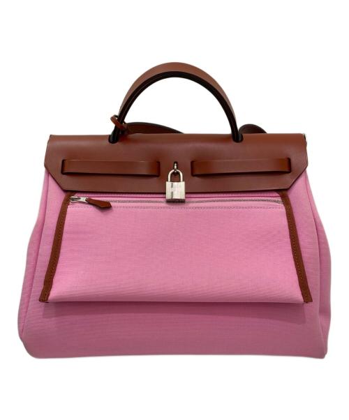 HERMES（エルメス）HERMES (エルメス) エールバッグジップPM ピンク サイズ:PMの古着・服飾アイテム