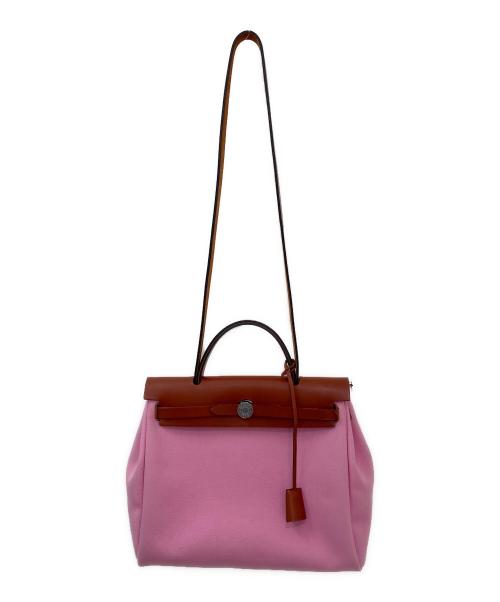 HERMES（エルメス）HERMES (エルメス) エールバッグジップPM ピンク サイズ:PMの古着・服飾アイテム