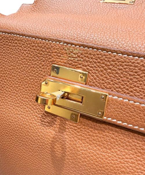 HERMES（エルメス）HERMES (エルメス) ケリー28 内縫い/ゴールド金具/トゴ/ゴールド/	A刻印/2017年 ゴールド サイズ:28の古着・服飾アイテム
