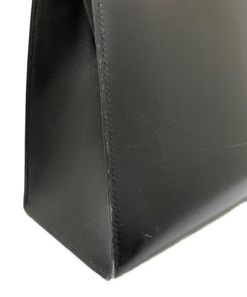HERMES（エルメス）HERMES (エルメス) ケリー32 外縫い/ゴールド金具/ボックスカーフ/ブラック/□Y刻印：1995年製造 ブラック サイズ:32の古着・服飾アイテム