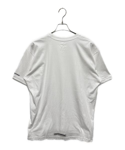 CHROME HEARTS（クロムハーツ）CHROME HEARTS (クロムハーツ) ネックロゴポケットTシャツ ホワイト サイズ:XLの古着・服飾アイテム