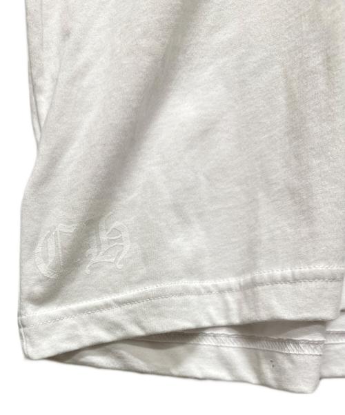 CHROME HEARTS（クロムハーツ）CHROME HEARTS (クロムハーツ) ネックロゴポケットTシャツ ホワイト サイズ:XLの古着・服飾アイテム