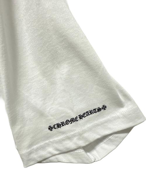 CHROME HEARTS（クロムハーツ）CHROME HEARTS (クロムハーツ) ネックロゴポケットTシャツ ホワイト サイズ:XLの古着・服飾アイテム