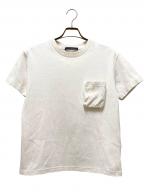 LOUIS VUITTONルイ ヴィトン）の古着「シグネチャー3DポケットモノグラムTシャツ」｜ホワイト