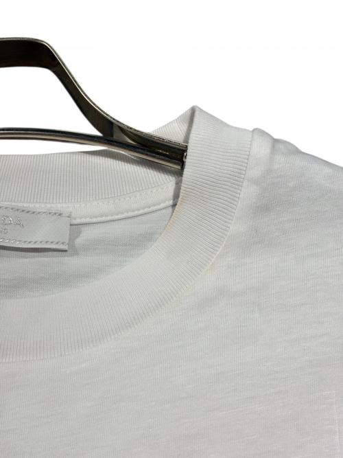 PRADA（プラダ）PRADA (プラダ) ロゴTシャツ/UJN555 ホワイト サイズ:XSの古着・服飾アイテム