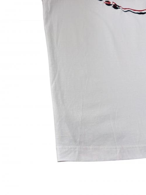 PRADA（プラダ）PRADA (プラダ) ロゴTシャツ/UJN555 ホワイト サイズ:XSの古着・服飾アイテム