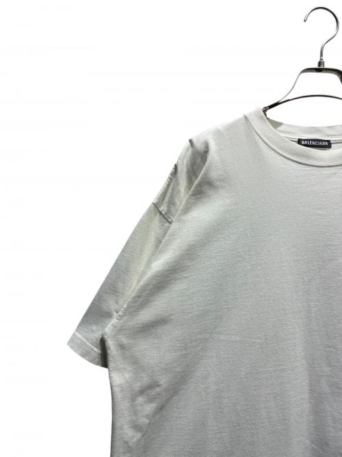 BALENCIAGA（バレンシアガ）BALENCIAGA (バレンシアガ) キャンペーンロゴTシャツ/半袖/620969 ホワイト サイズ:XLの古着・服飾アイテム