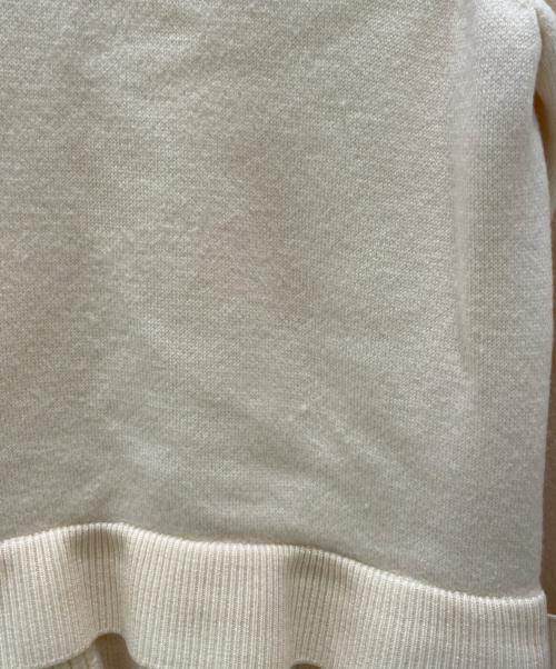 MONCLER（モンクレール）MONCLER (モンクレール) ニット切替ダウンジャケット アイボリー サイズ:Sの古着・服飾アイテム