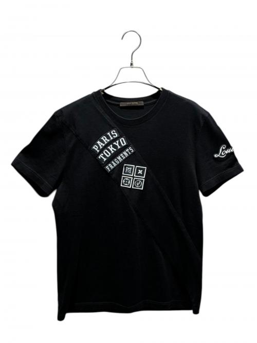 LOUIS VUITTON（ルイ ヴィトン）LOUIS VUITTON (ルイ ヴィトン) FRAGMENT DESIGN (フラグメントデザイン) Logo Patches Tee/RM172M/2017年モデル ホワイト サイズ:sの古着・服飾アイテム