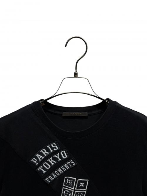 LOUIS VUITTON（ルイ ヴィトン）LOUIS VUITTON (ルイ ヴィトン) FRAGMENT DESIGN (フラグメントデザイン) Logo Patches Tee/RM172M/2017年モデル ホワイト サイズ:sの古着・服飾アイテム