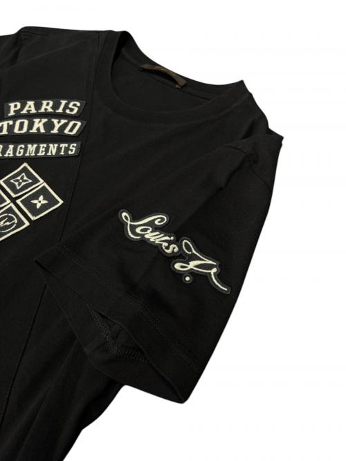 LOUIS VUITTON（ルイ ヴィトン）LOUIS VUITTON (ルイ ヴィトン) FRAGMENT DESIGN (フラグメントデザイン) Logo Patches Tee/RM172M/2017年モデル ホワイト サイズ:sの古着・服飾アイテム