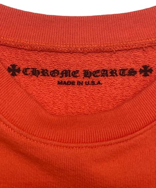 CHROME HEARTS（クロムハーツ）CHROME HEARTS (クロムハーツ) MATTY BOY Sadistic Lipstick Sweatshirt オレンジ サイズ:Mの古着・服飾アイテム