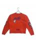 CHROME HEARTS（クロムハーツ）の古着「MATTY BOY Sadistic Lipstick Sweatshirt」｜オレンジ