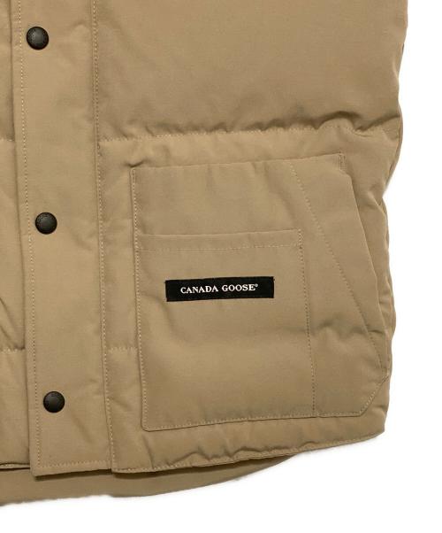 CANADA GOOSE（カナダグース）CANADA GOOSE (カナダグース) ダウンベスト ベージュ サイズ:XSの古着・服飾アイテム