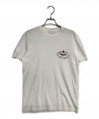 PRADAプラダ）の古着「ロゴTシャツ」｜ホワイト