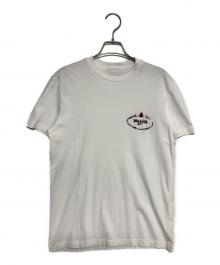 PRADA（プラダ）の古着「ロゴTシャツ」｜ホワイト