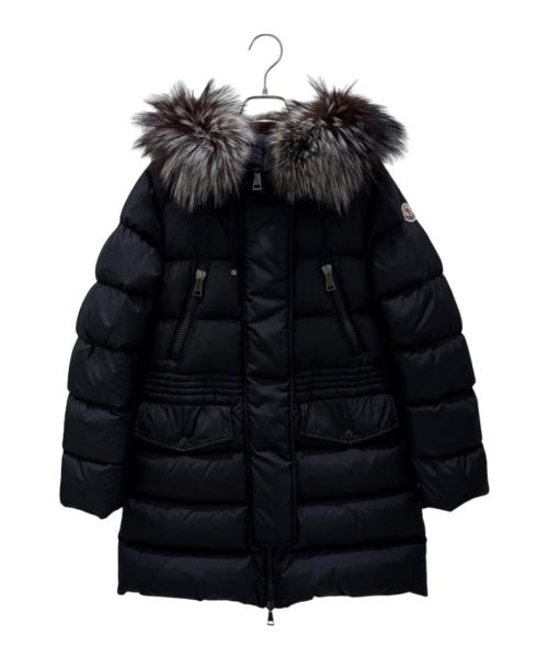 MONCLER（モンクレール）MONCLER (モンクレール) APHROTITI シルバーフォックスファー ダウンコート ブラックの古着・服飾アイテム