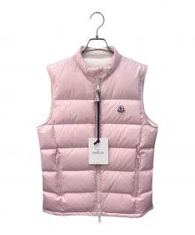 MONCLER（モンクレール）の古着「ALCIBIA/ダウンベスト」｜ピンク