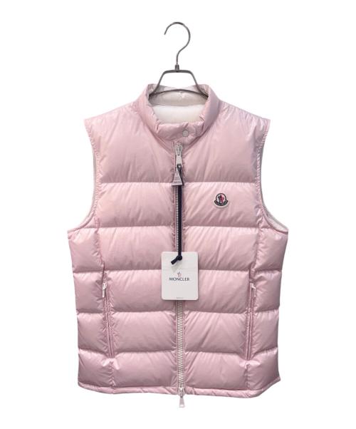 MONCLER（モンクレール）MONCLER (モンクレール) ALCIBIA/ダウンベスト ピンク サイズ:1の古着・服飾アイテム