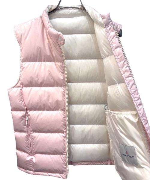 MONCLER（モンクレール）MONCLER (モンクレール) ALCIBIA/ダウンベスト ピンク サイズ:1の古着・服飾アイテム