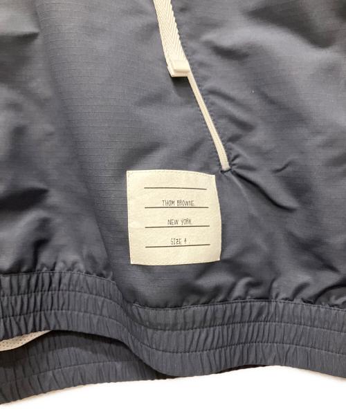 Thom Browne（トムブラウン）Thom Browne (トムブラウン) Ripstop Mesh 4-Bar Hooded Jacket/リップストップ メッシュ 4バー フーデッドジャケット ネイビー サイズ:4の古着・服飾アイテム