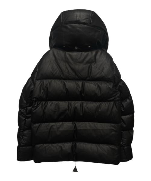 MONCLER（モンクレール）MONCLER (モンクレール) DAUPHINELL/レザーダウンジャケット ブラック サイズ:3の古着・服飾アイテム