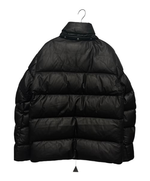 MONCLER（モンクレール）MONCLER (モンクレール) DAUPHINELL/レザーダウンジャケット ブラック サイズ:3の古着・服飾アイテム
