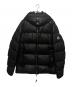 MONCLER（モンクレール）の古着「DAUPHINELL/レザーダウンジャケット」｜ブラック