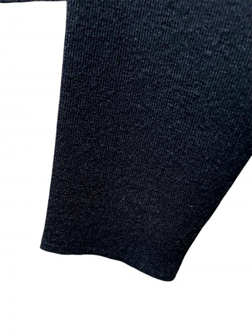 MONCLER（モンクレール）MONCLER (モンクレール) ツイード切替ニットジャケット ブラック×ホワイト サイズ:XSの古着・服飾アイテム