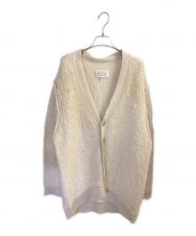 Maison Margiela（メゾンマルジェラ）の古着「Vネックカーディガン」｜アイボリー