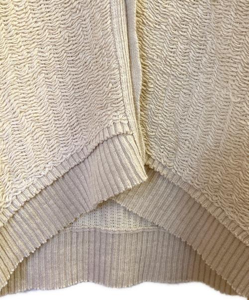Maison Margiela（メゾンマルジェラ）Maison Margiela (メゾンマルジェラ) Vネックカーディガン アイボリー サイズ:XSの古着・服飾アイテム