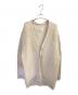 Maison Margiela（メゾンマルジェラ）の古着「Vネックカーディガン」｜アイボリー