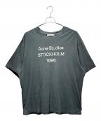 Acne studiosアクネ ストゥディオズ）の古着「ダメージ加工Tシャツ」｜ブラック