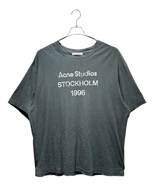 Acne studios（アクネ ストゥディオズ）ACNE STUDIOS (アクネ ストゥディオズ) ダメージ加工Tシャツ ブラック サイズ:XXLの古着・服飾アイテム