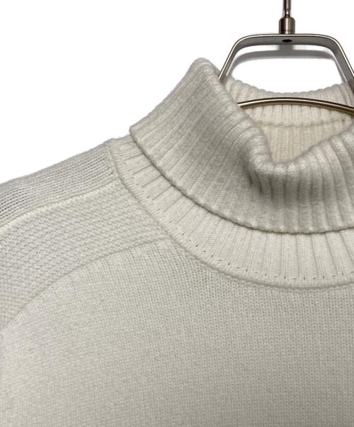 STONE ISLAND（ストーンアイランド）STONE ISLAND (ストーンアイランド) タートルネックニット ホワイト サイズ:Lの古着・服飾アイテム