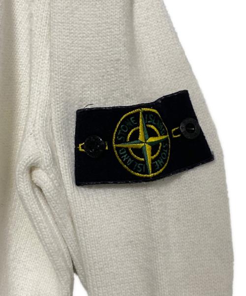 STONE ISLAND（ストーンアイランド）STONE ISLAND (ストーンアイランド) タートルネックニット ホワイト サイズ:Lの古着・服飾アイテム