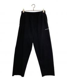BALENCIAGA（バレンシアガ）の古着「Mirror Balenciaga Cropped Sweatpants」｜ブラック