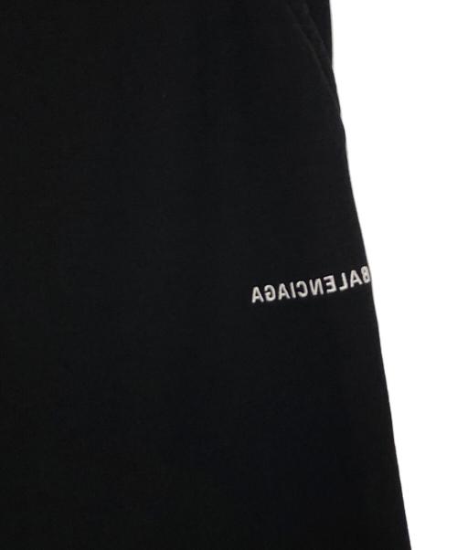 BALENCIAGA（バレンシアガ）BALENCIAGA (バレンシアガ) Mirror Balenciaga Cropped Sweatpants ブラック サイズ:XSの古着・服飾アイテム
