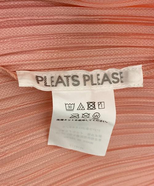 PLEATS PLEASE（プリーツプリーズ）PLEATS PLEASE (プリーツプリーズ) プリーツカーディガン ピンク サイズ:3の古着・服飾アイテム