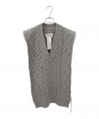 Maison Margielaメゾンマルジェラ）の古着「ニットベスト」｜グレー