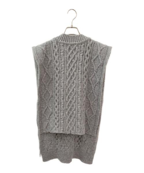 Maison Margiela（メゾンマルジェラ）Maison Margiela (メゾンマルジェラ) ニットベスト グレー サイズ:Sの古着・服飾アイテム