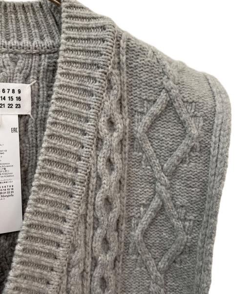 Maison Margiela（メゾンマルジェラ）Maison Margiela (メゾンマルジェラ) ニットベスト グレー サイズ:Sの古着・服飾アイテム