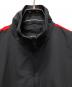 中古・古着 BALENCIAGA (バレンシアガ) Double Sleeve Windbreaker　ウィンドブレーカー ブラック×レッド サイズ:42：60000円