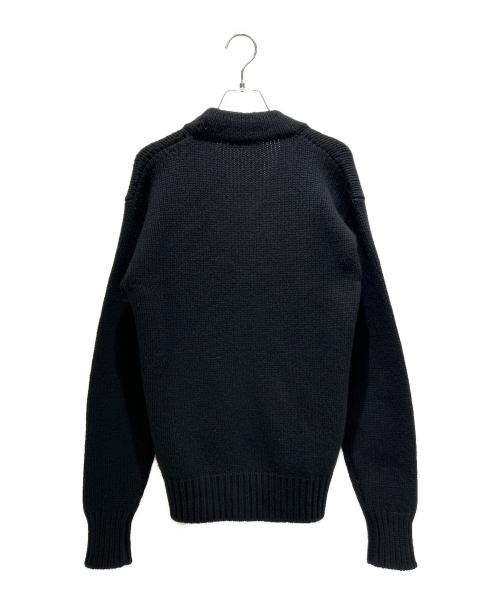 PRADA（プラダ）PRADA (プラダ) カシミヤVネックカーディガン UMG053 S211 1KYZ ブラック サイズ:46の古着・服飾アイテム