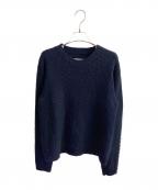 Maison Margielaメゾンマルジェラ）の古着「クルーネックニット」｜ネイビー