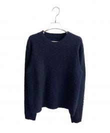 Maison Margiela（メゾンマルジェラ）の古着「クルーネックニット」｜ネイビー