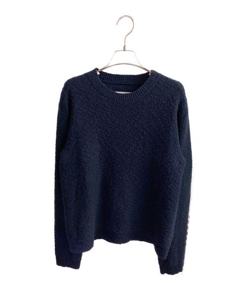 Maison Margiela（メゾンマルジェラ）Maison Margiela (メゾンマルジェラ) クルーネックニット ネイビー サイズ:Sの古着・服飾アイテム